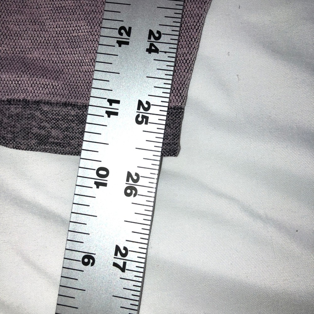 Pink Victoria's Secret Seamless Leggings Purple Grey High Waist Athletic Large - Picture 4 of 14